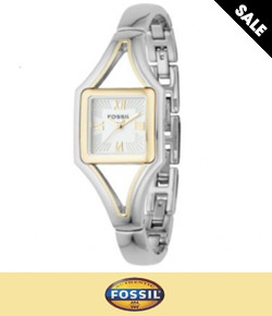 Save 57% off this ladies silver and gold watch