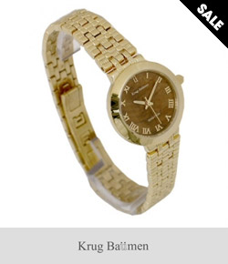 Save 94% off this elegant ladies Krug Baumen watch