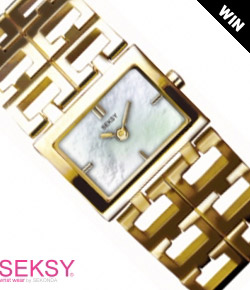 Win this ladies Seksy watch worth £59.99