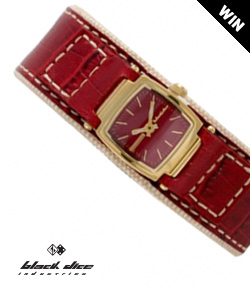 Win this ladies Black Dice Chameleon watch
