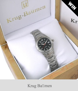Win this ladies Krug Baumen watch worth £745.00