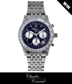 Win this men's diamond dress watch worth £129.00