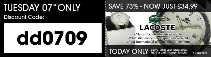 Click here to grab this Lacoste watch
