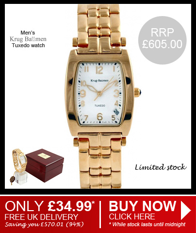 Click here to buy this men's Krug Baumen Tuxedo watch