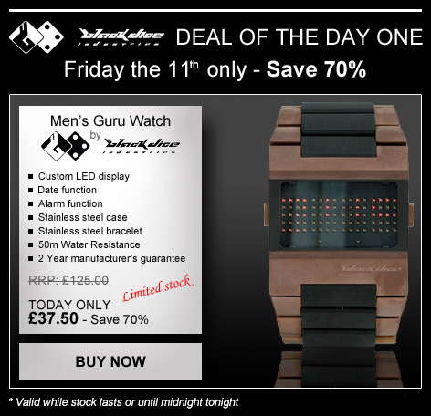 Click here to buy this mens Black Dice Guru watch