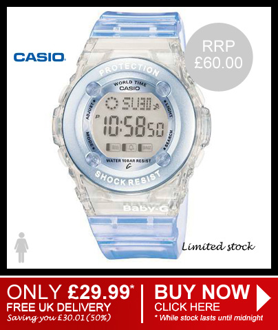Click here to buy this ladies Casio Baby-G watch