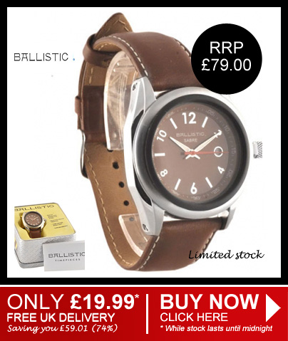 Click here to buy this men's Ballistic Sabre watch